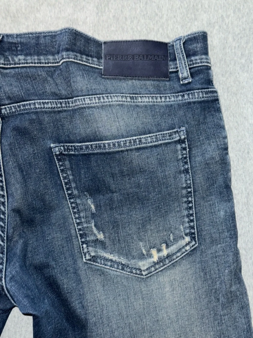 Pierre Balmain Men’s‎ Slim Fit Blue Denim Jeans Dark Wash Size 40